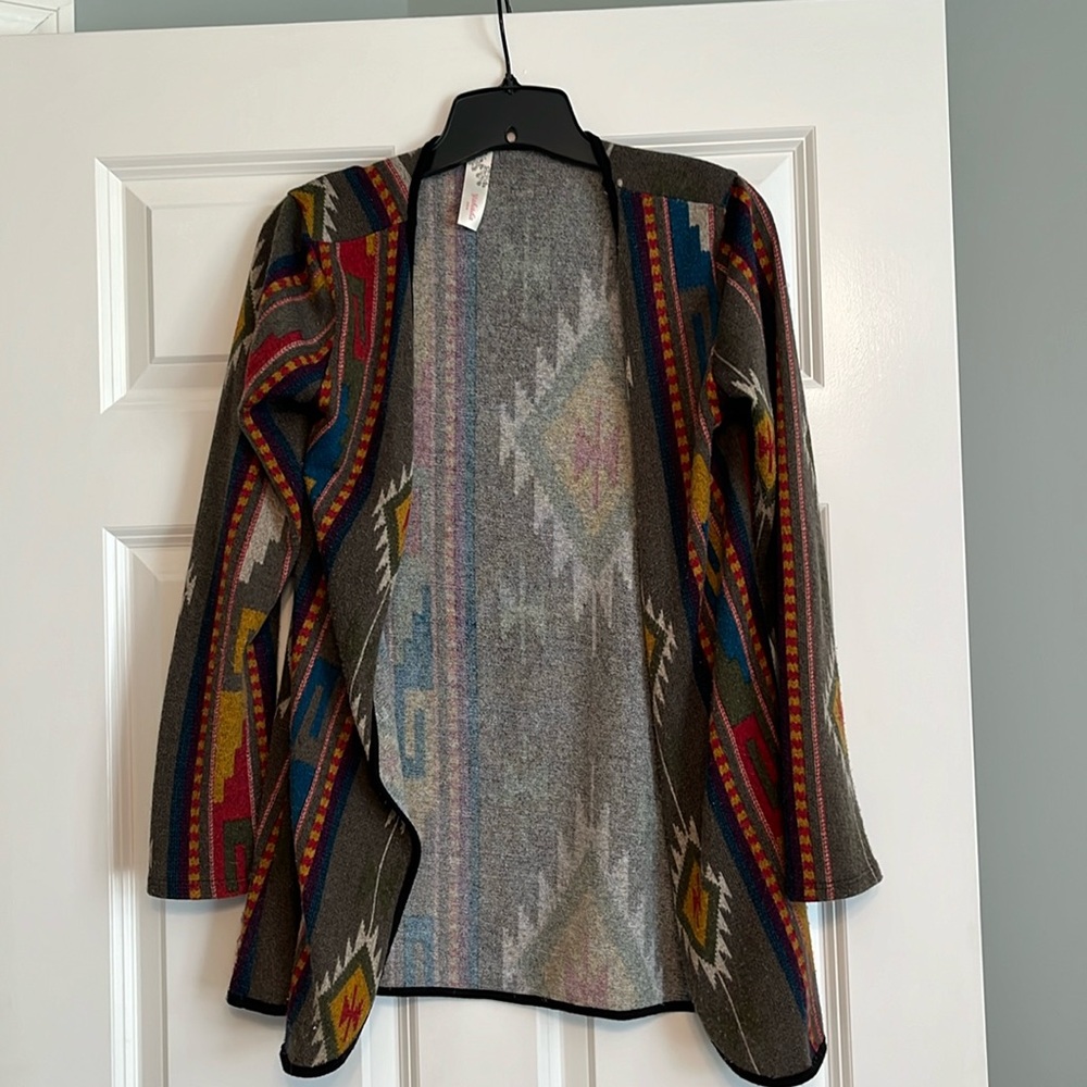 Women’s Open Front Tribal Cardigan